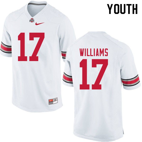 Ohio State Buckeyes #17 Alex Williams Youth Alumni Jersey White OSU37467